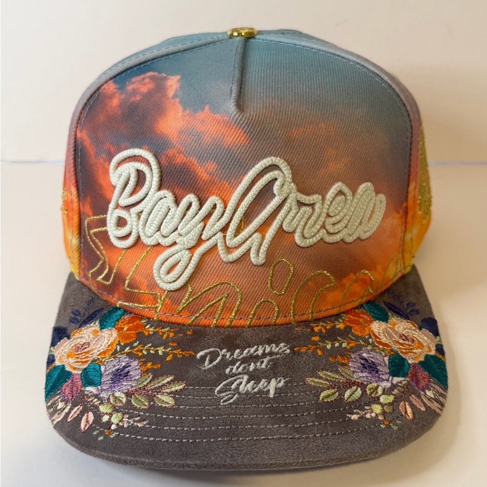 DVNIEL LUU™ Embroidered Floral Snapback Hat - Multicolor
